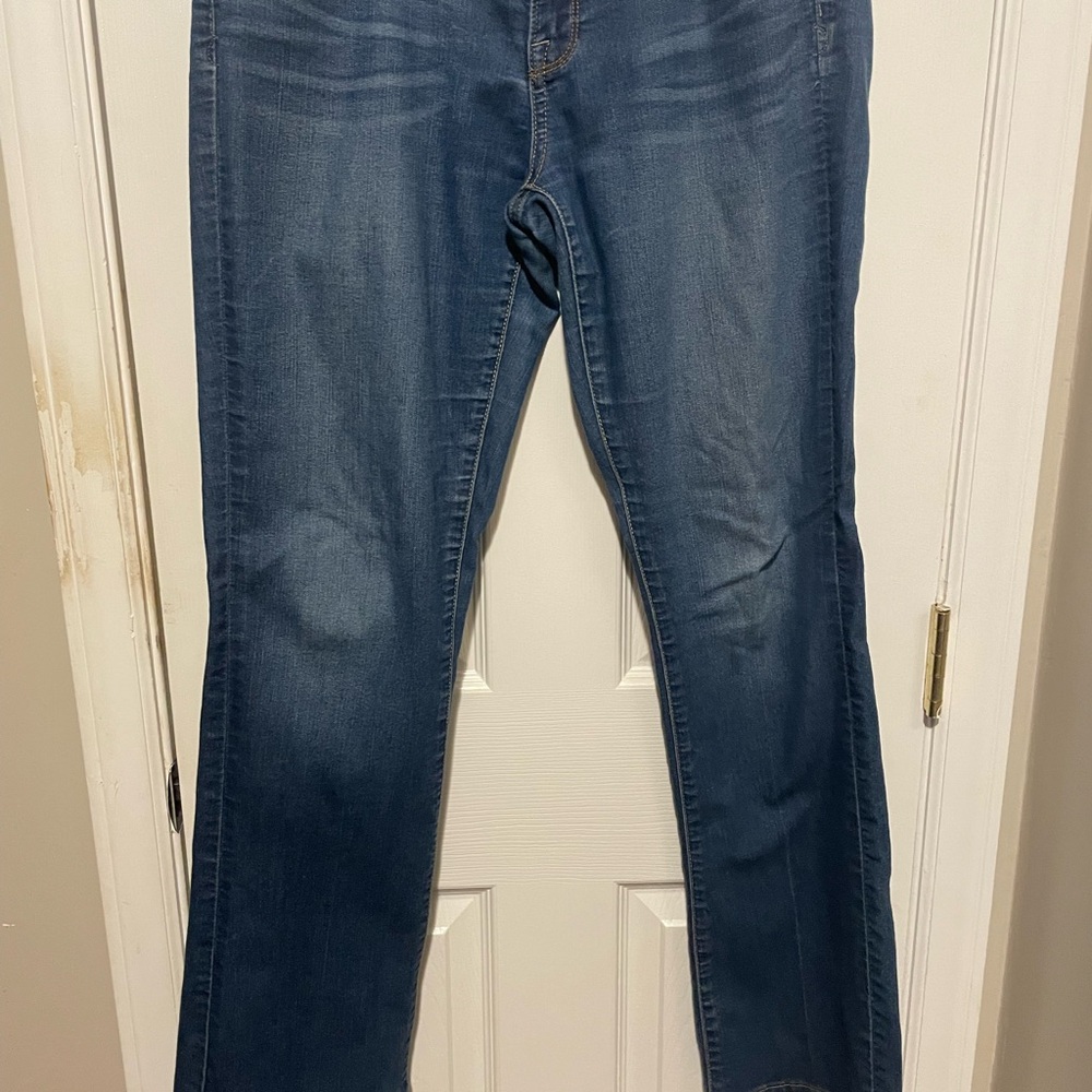 Lucky Brand Blue Flare Wide Leg Jeans